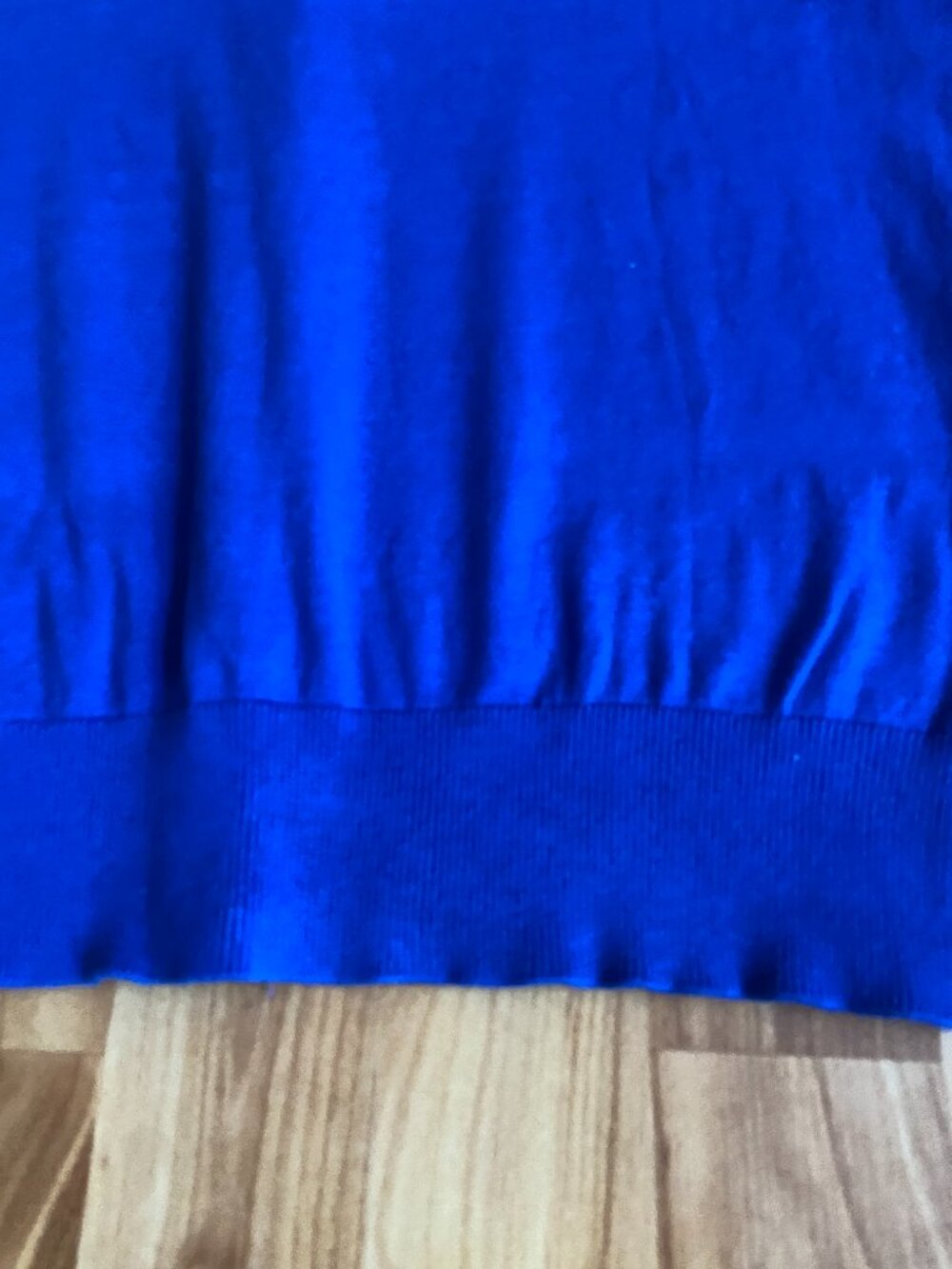 Cable & Gauge Slim Fit button front Cardigan in royal blue Size Small - Picture 7 of 8
